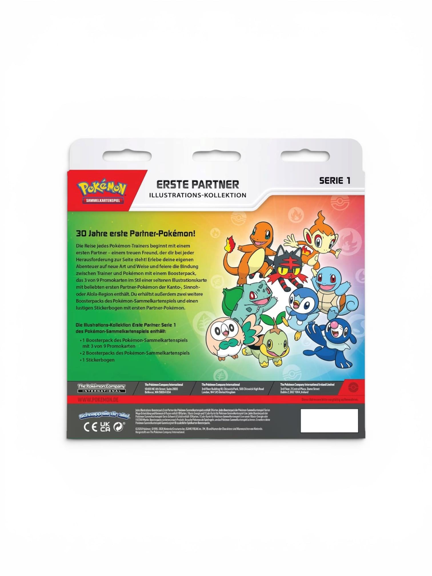 Pokémon - Erste Partner Illustrations-Kollektion - Serie 1