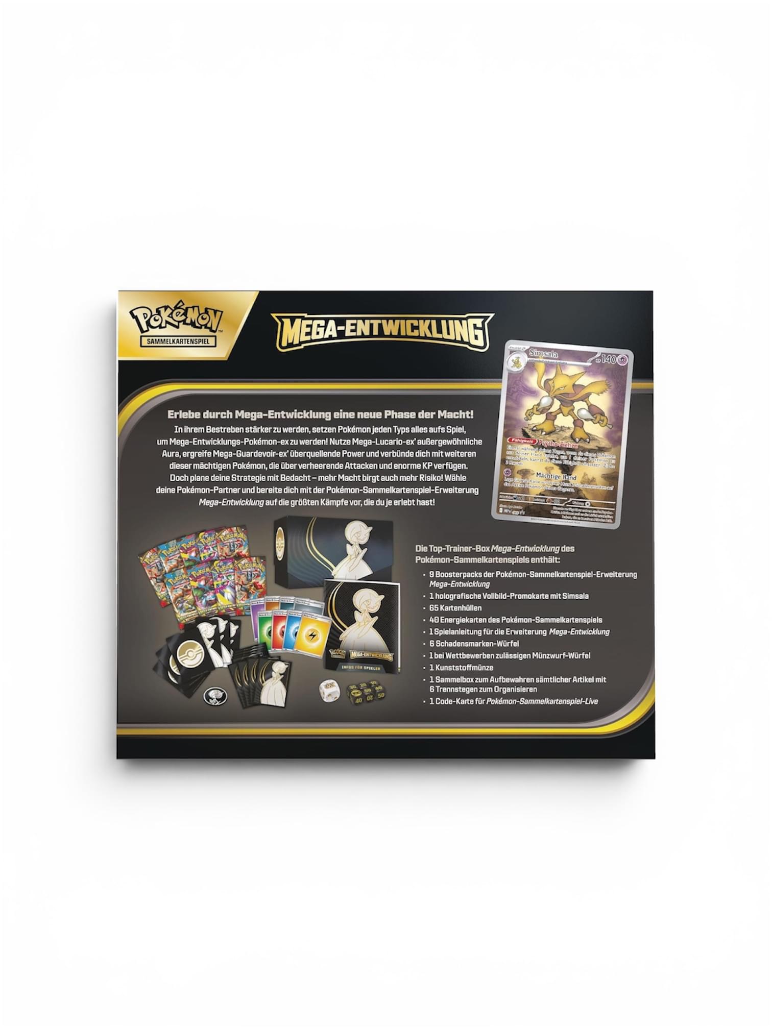 Pokémon Top Trainer Box ME 01 Mega - Entwicklung Guardevoir