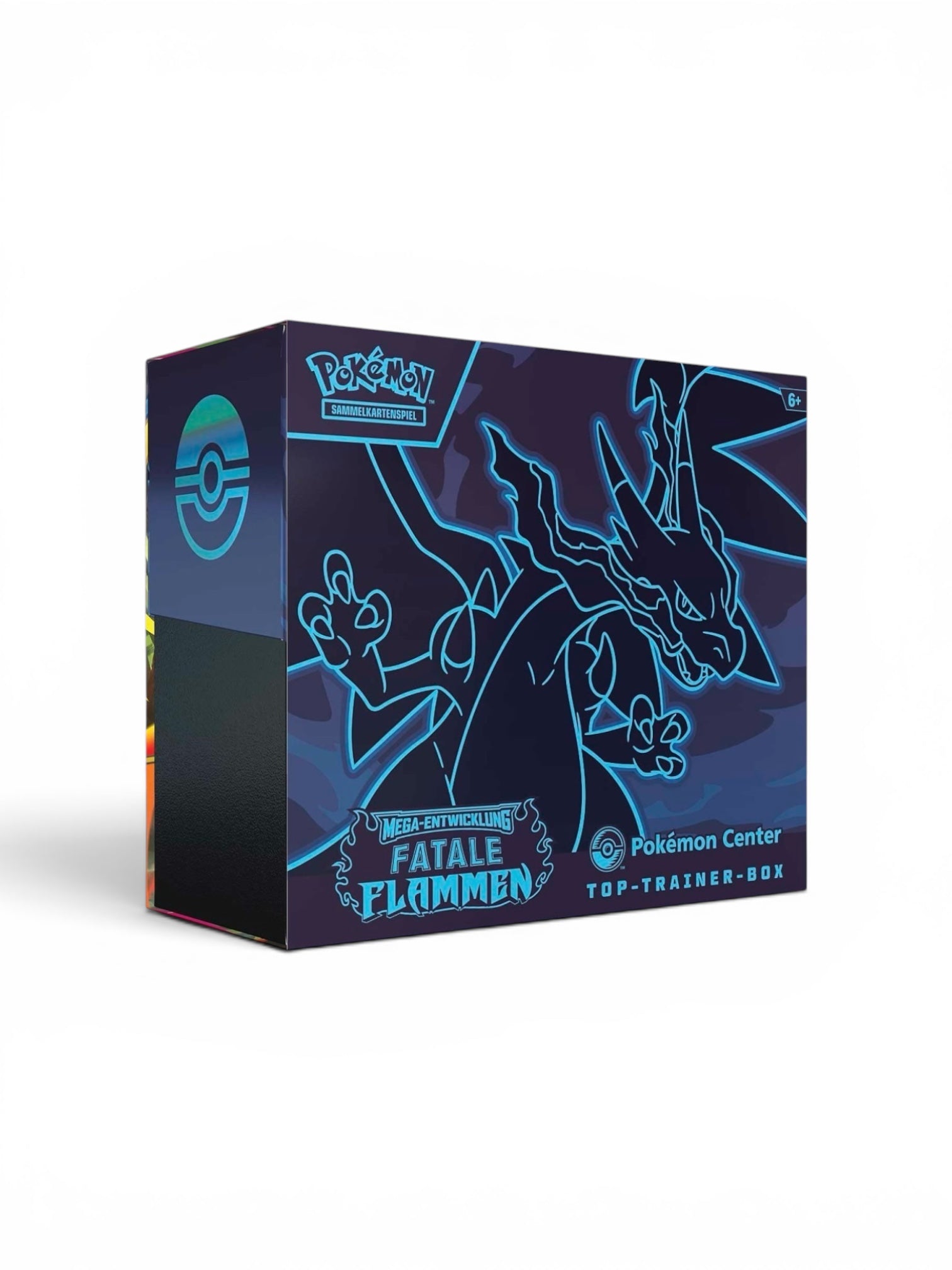 Pokémon Center Top-Trainer-Box mit Mega-Entwicklung Fatale Flammen und Mega Glurak X