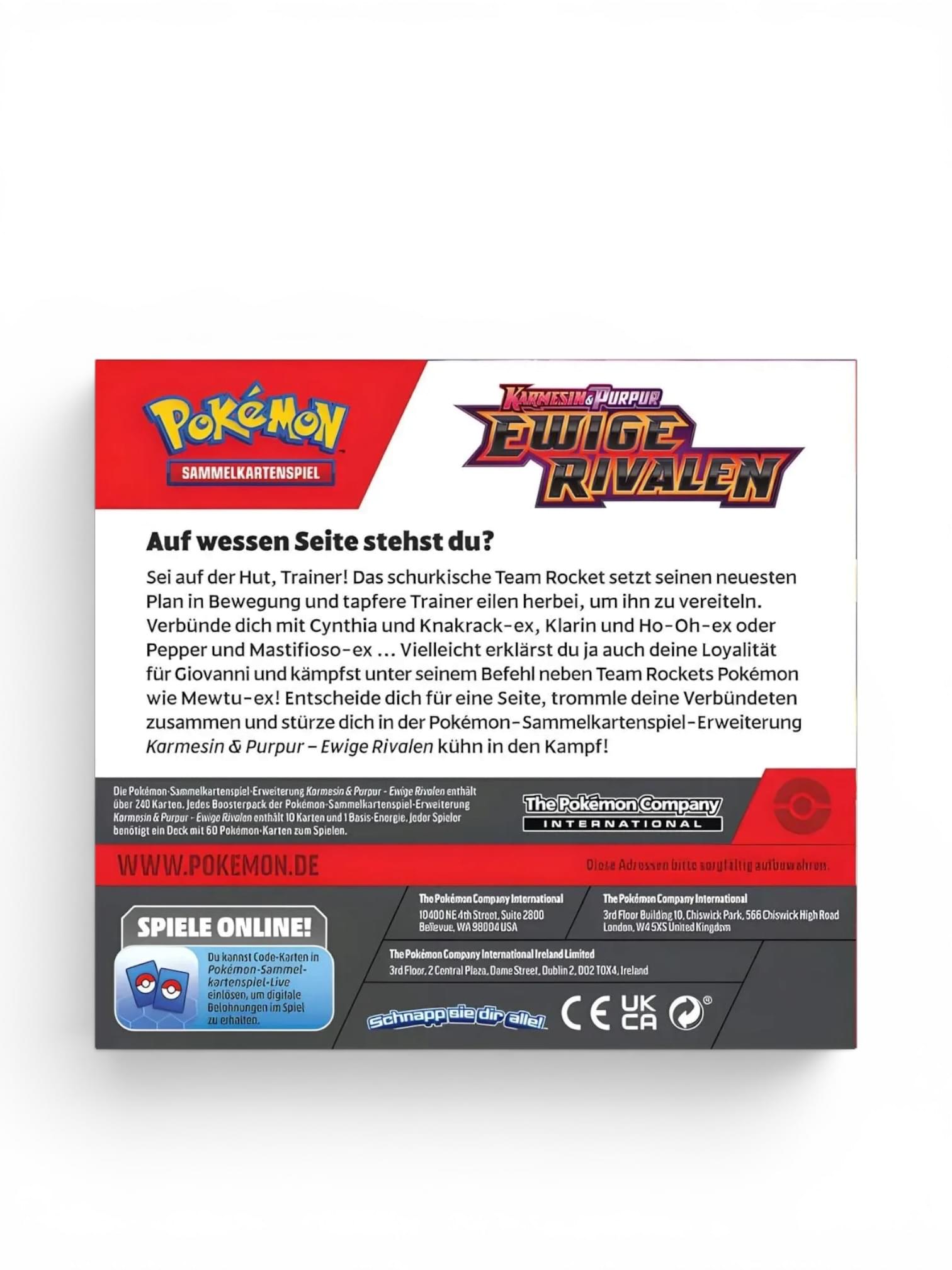 Pokémon - KP10 - Ewige Rivalen - Display